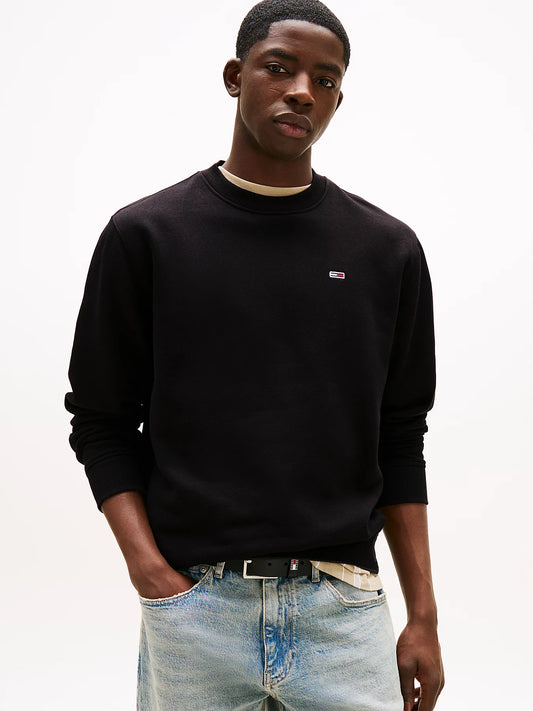 Brushed Fleece Sweatshirt - Black