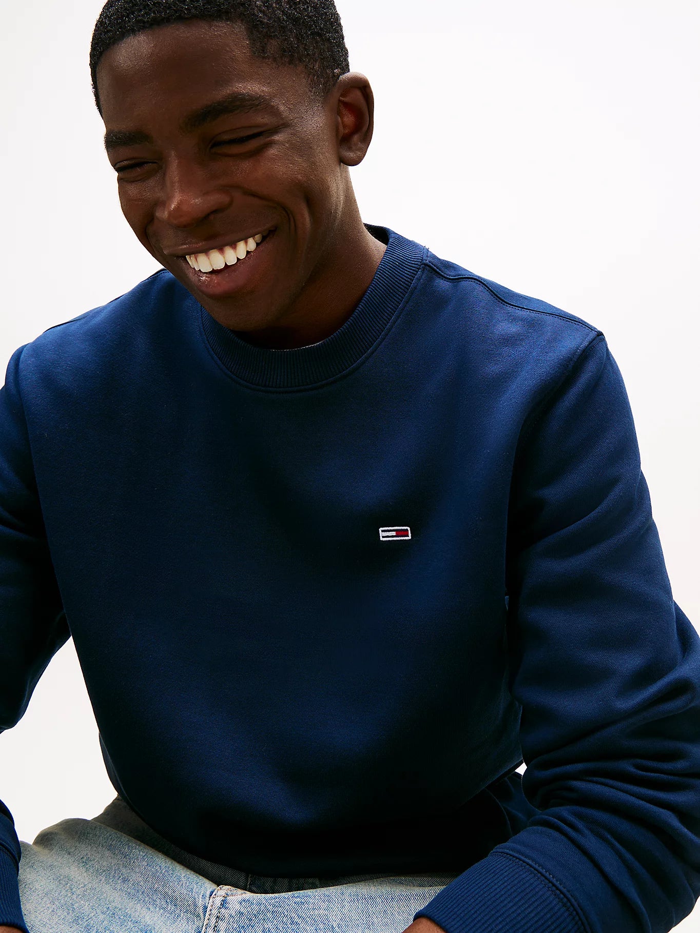 Brushed Fleece Sweatshirt - Dark Night Navy