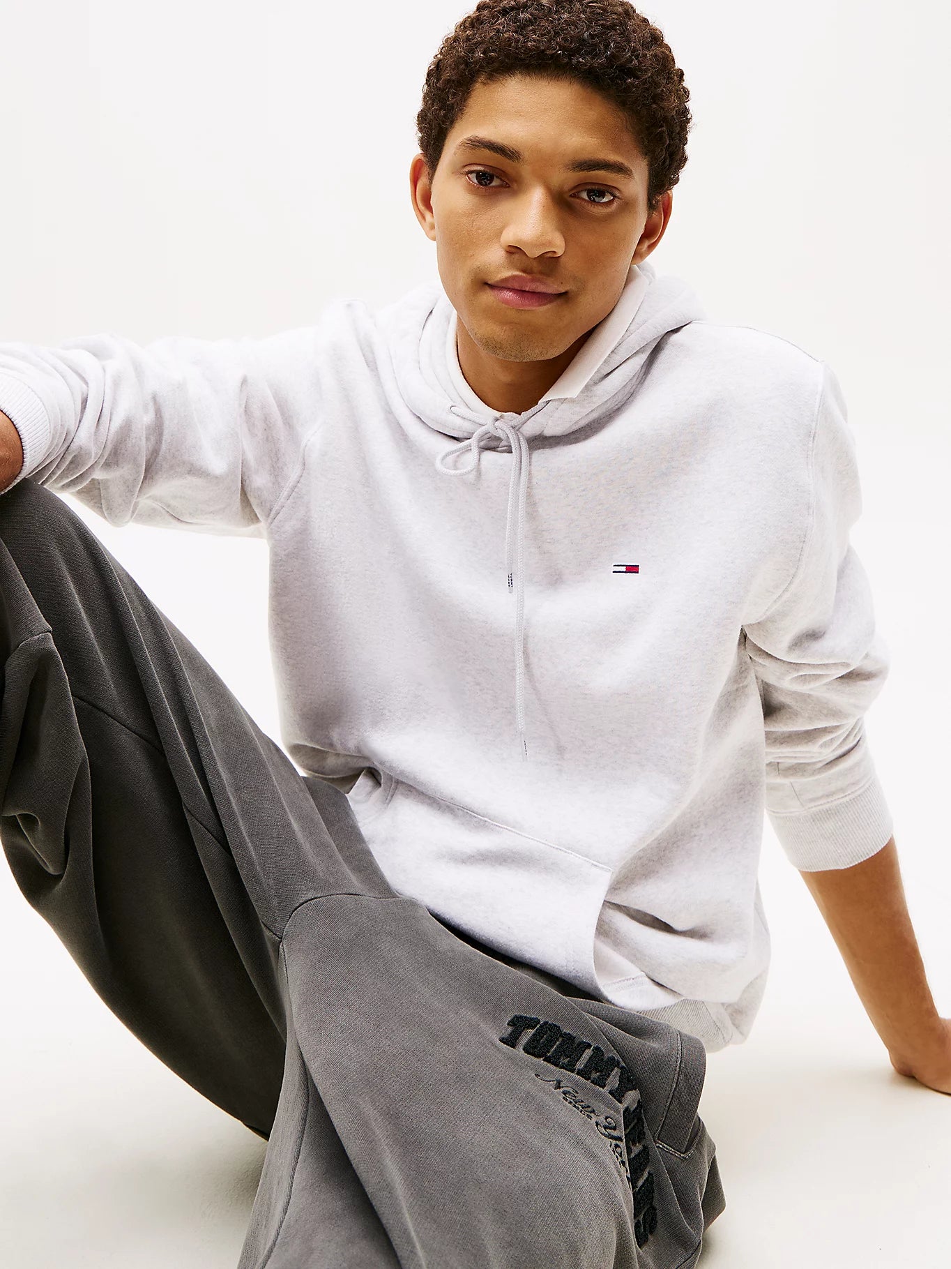 Brushed Fleece Hoody - Silver Grey Heather