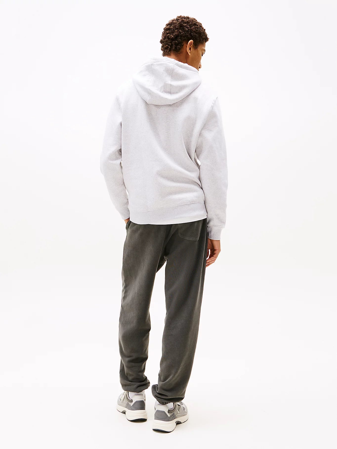 Brushed Fleece Hoody - Silver Grey Heather