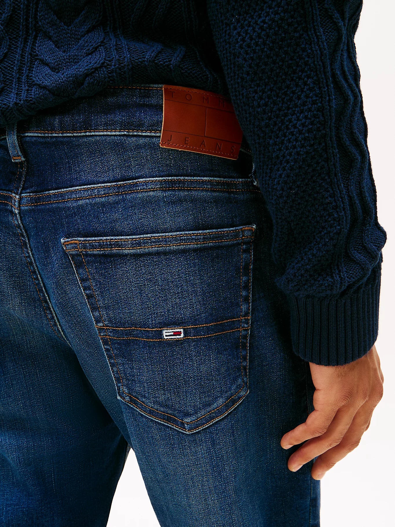 Ryan Faded Slim Straight Leg Jeans - Denim Dark