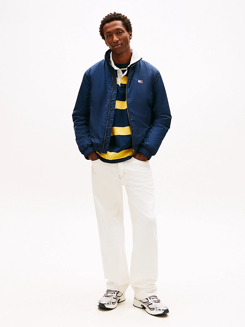 Water Repellent Relaxed Padded Jacket - Dark Night Navy