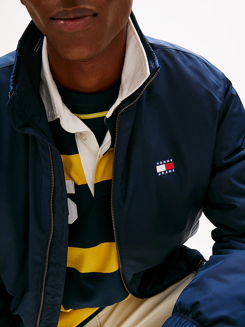 Water Repellent Relaxed Padded Jacket - Dark Night Navy
