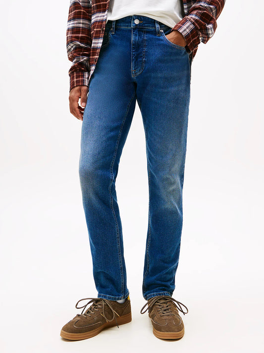 Scanton Faded Slim Jeans - Denim Dark