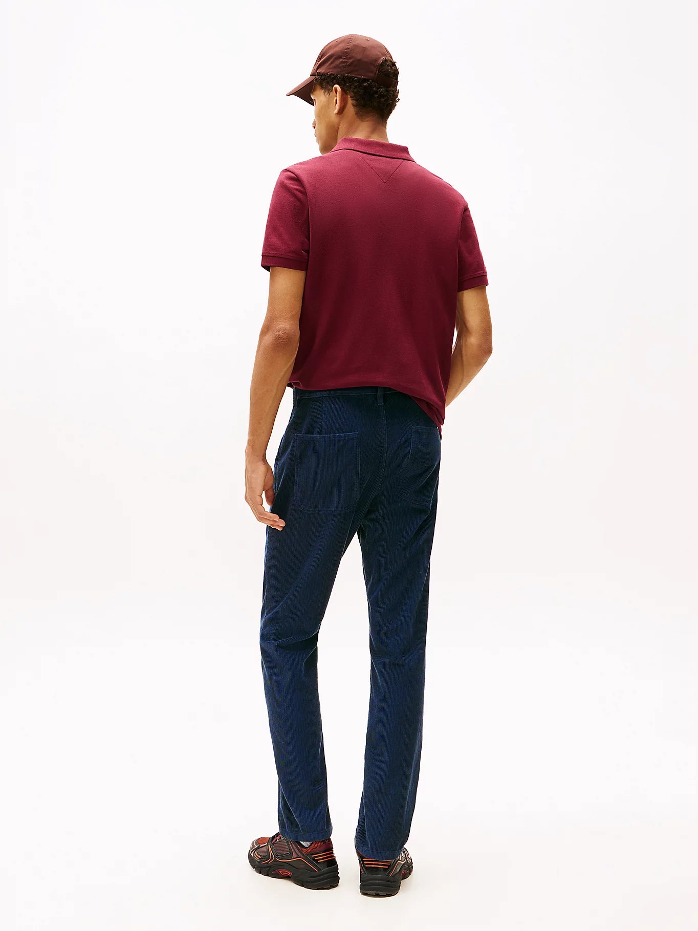 Ryan Slim Corduroy Chinos - Dark Blue
