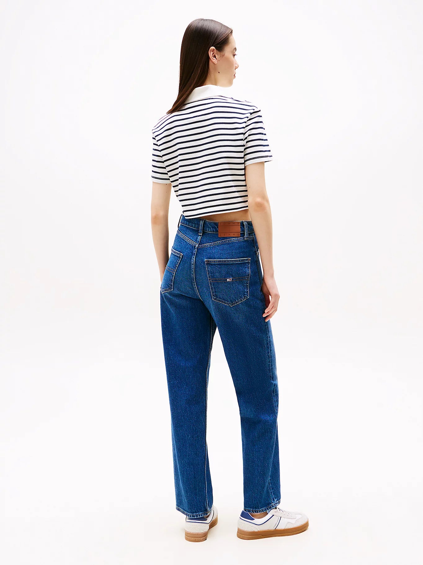 Slim Straight Leg Jeans - Denim Dark