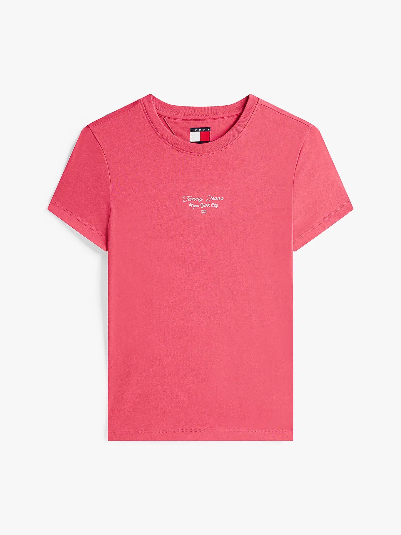 Logo Jersey Slim T-Shirt - Vintage Cerise