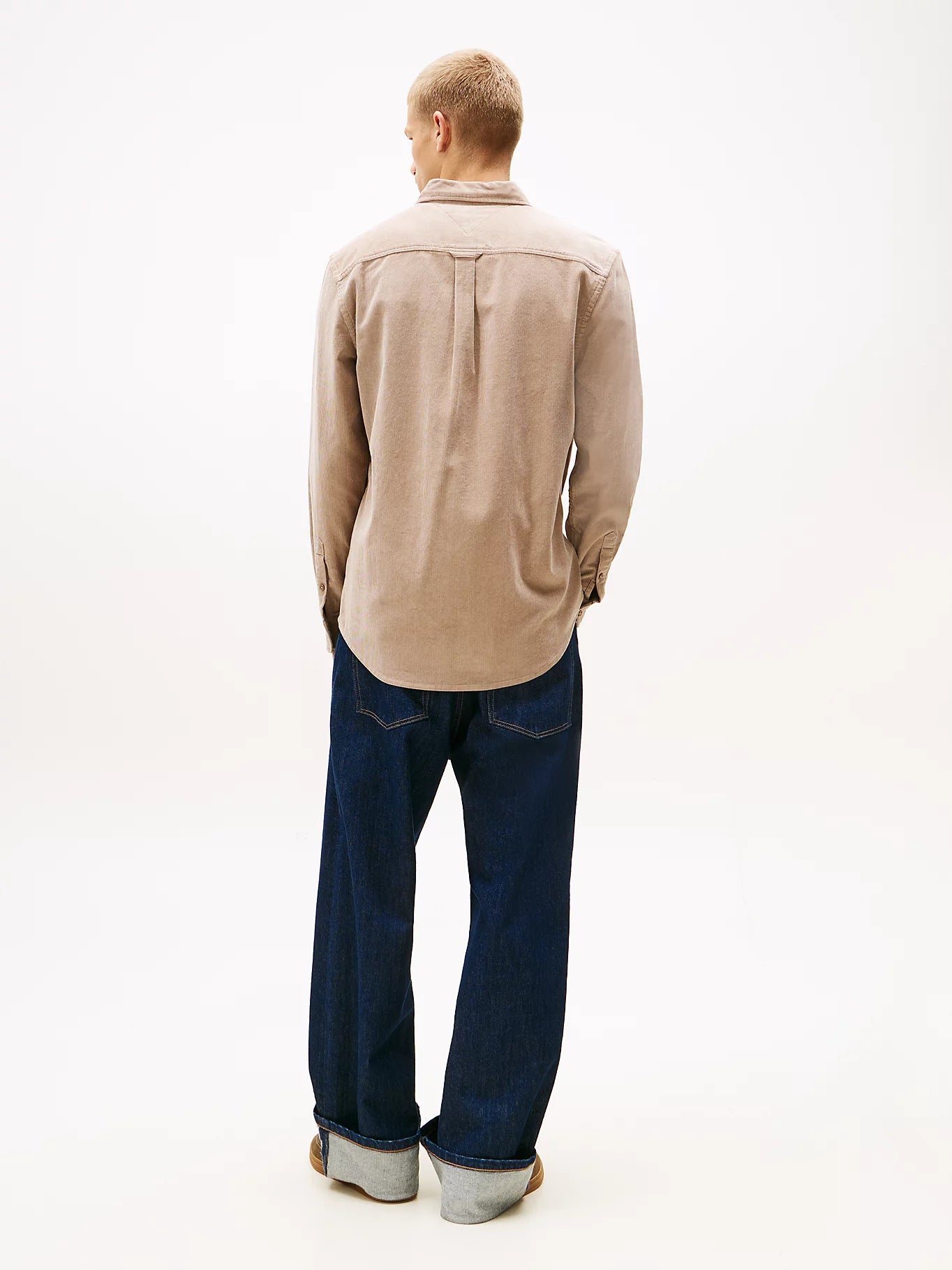 Regular Fit Corduroy Shirt - Coastal Taupe