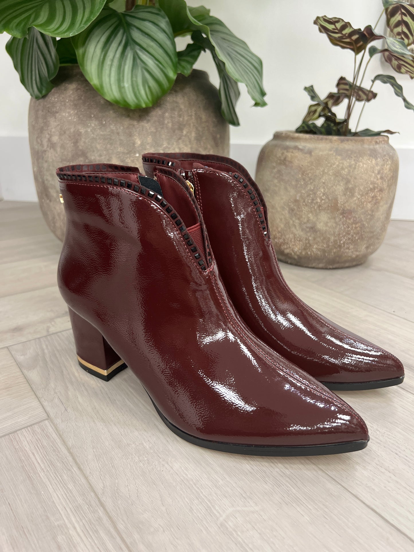 Kate Appleby ‘Bethesda’ Ankle Boot - Damson