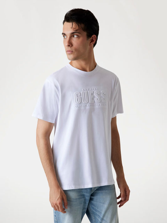 Embossed Logo T-Shirt - White