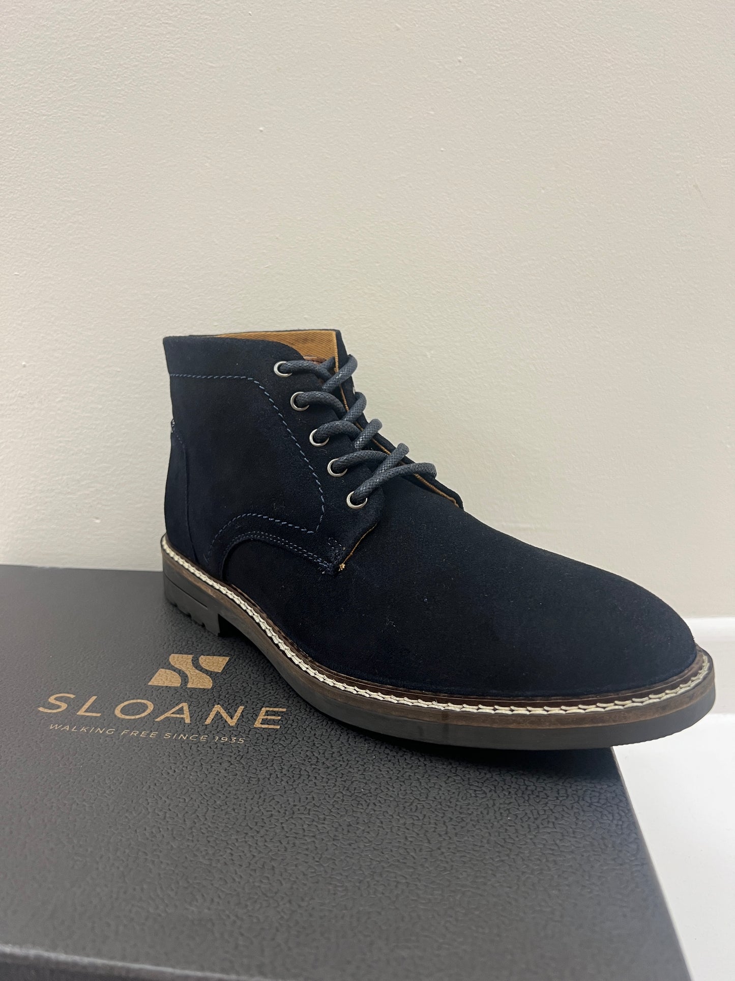 Sloane - Brooks Desert Boot - Navy