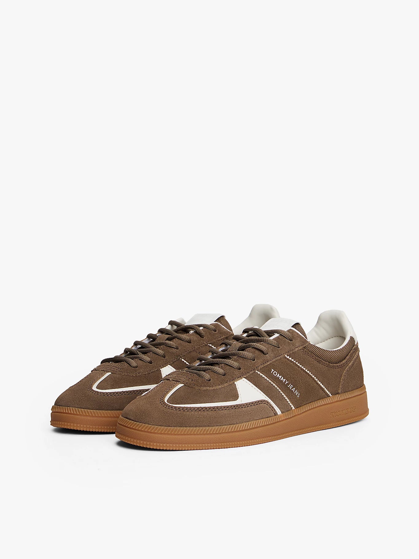 The Greenwich Suede Mixed Texture Trainers - Homestead