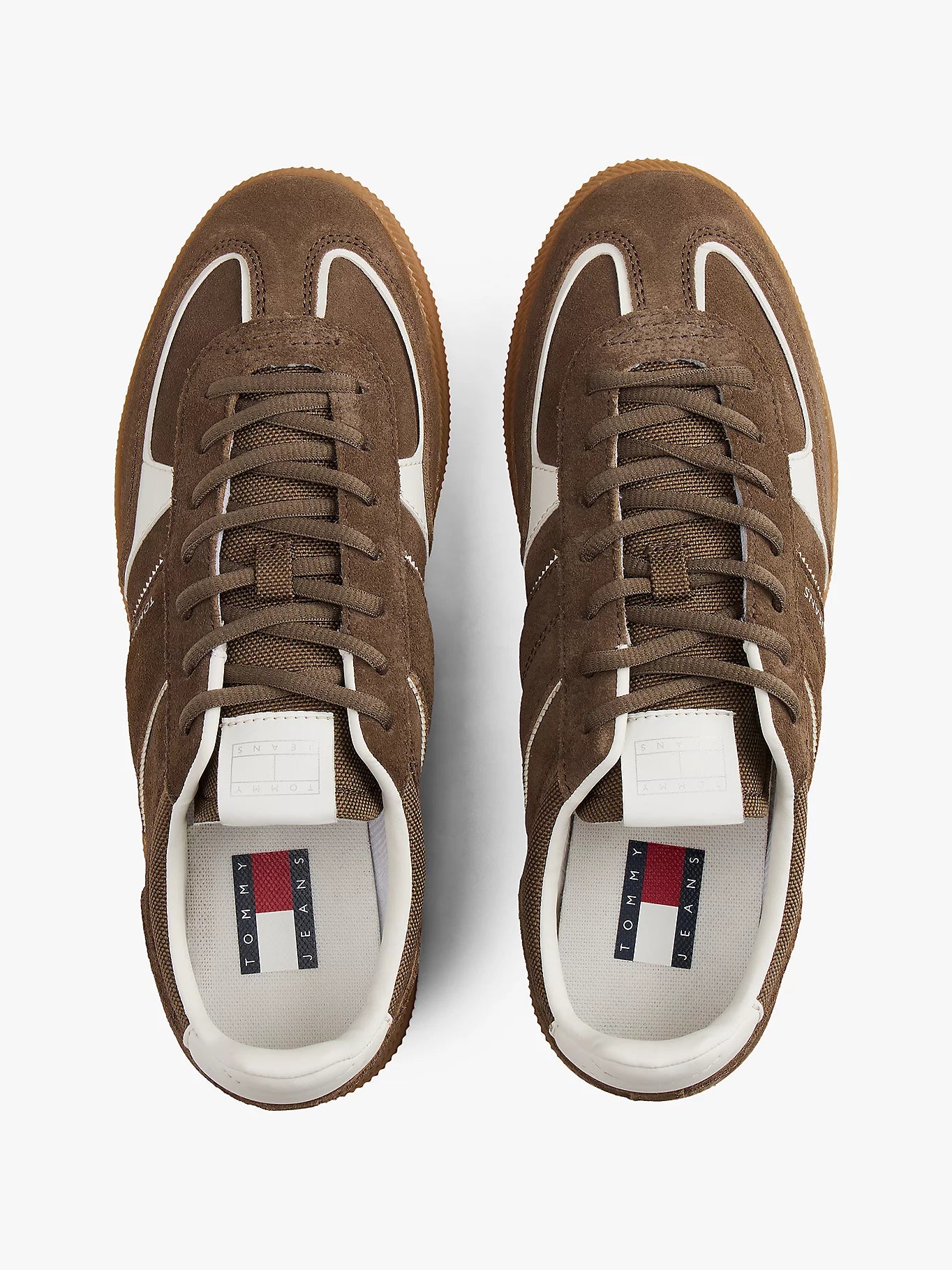 The Greenwich Suede Mixed Texture Trainers - Homestead