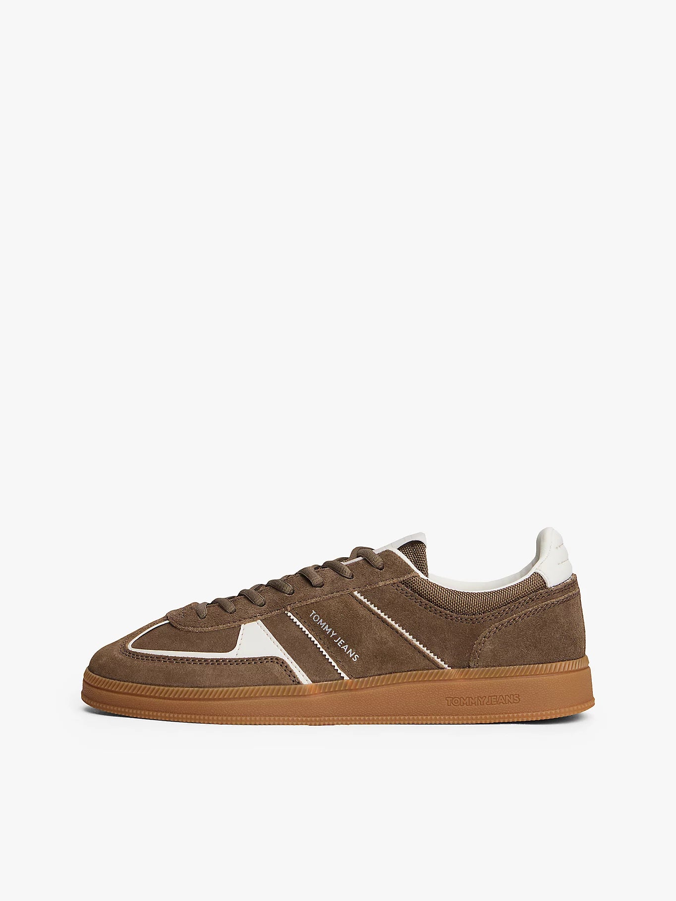 The Greenwich Suede Mixed Texture Trainers - Homestead
