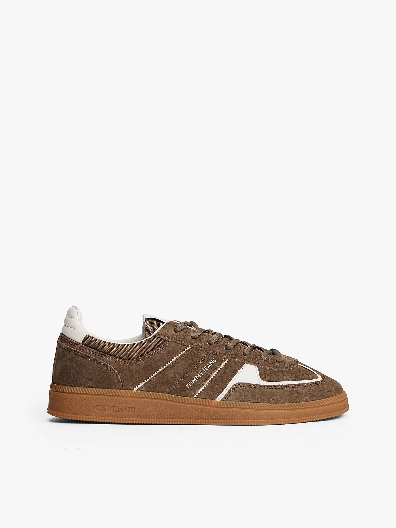 The Greenwich Suede Mixed Texture Trainers - Homestead