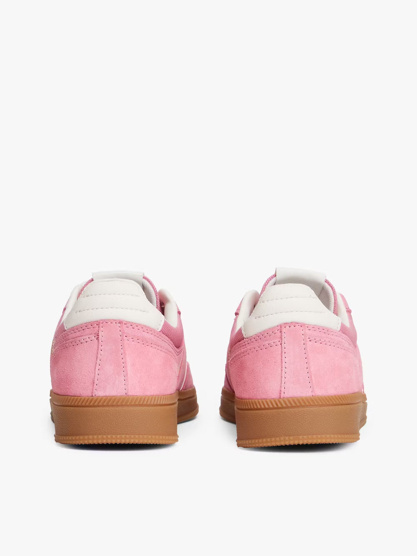 TJW The Greenwhich Suede Mixed Texture Trainers - Mystic Pink
