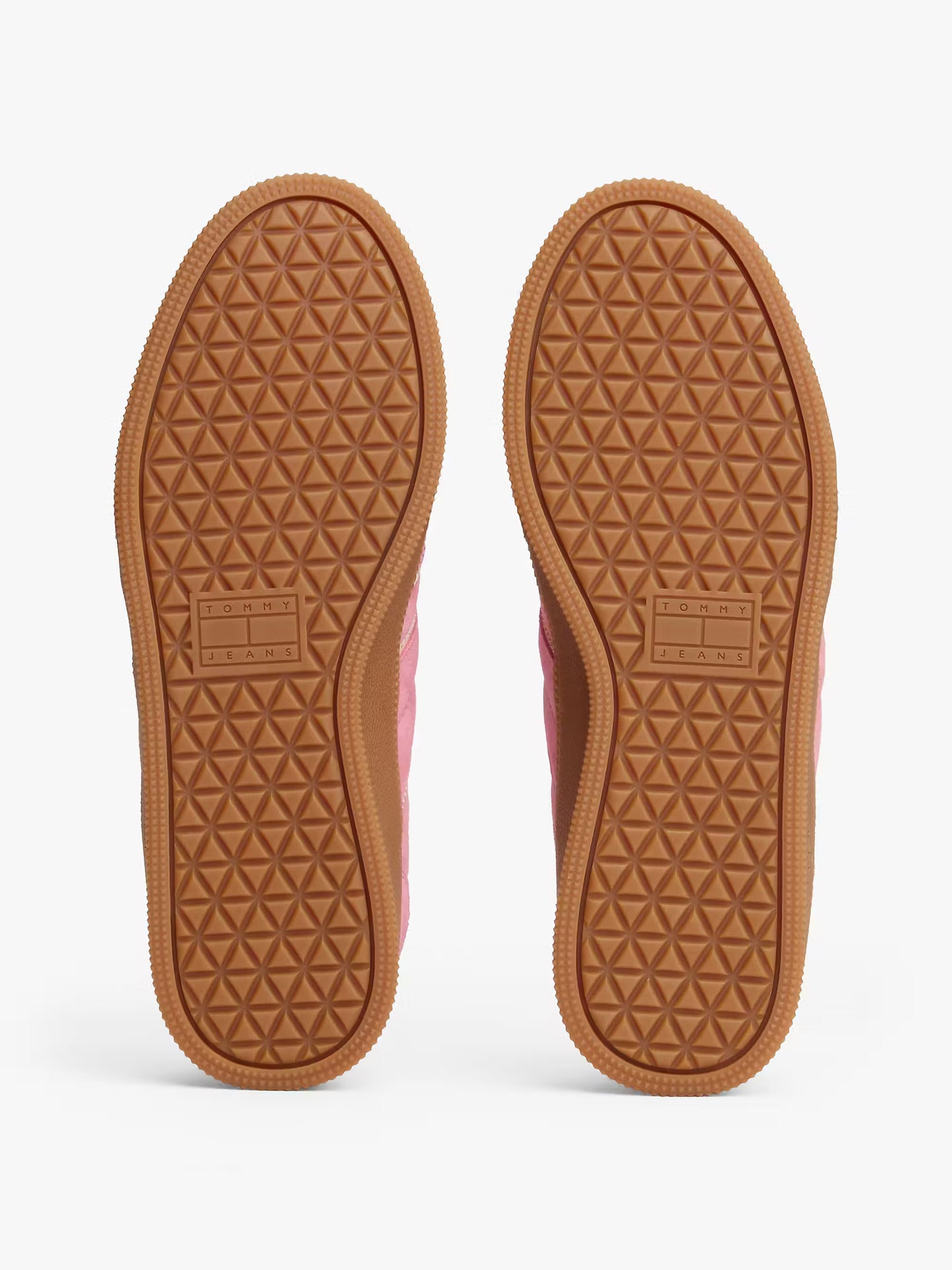 TJW The Greenwhich Suede Mixed Texture Trainers - Mystic Pink