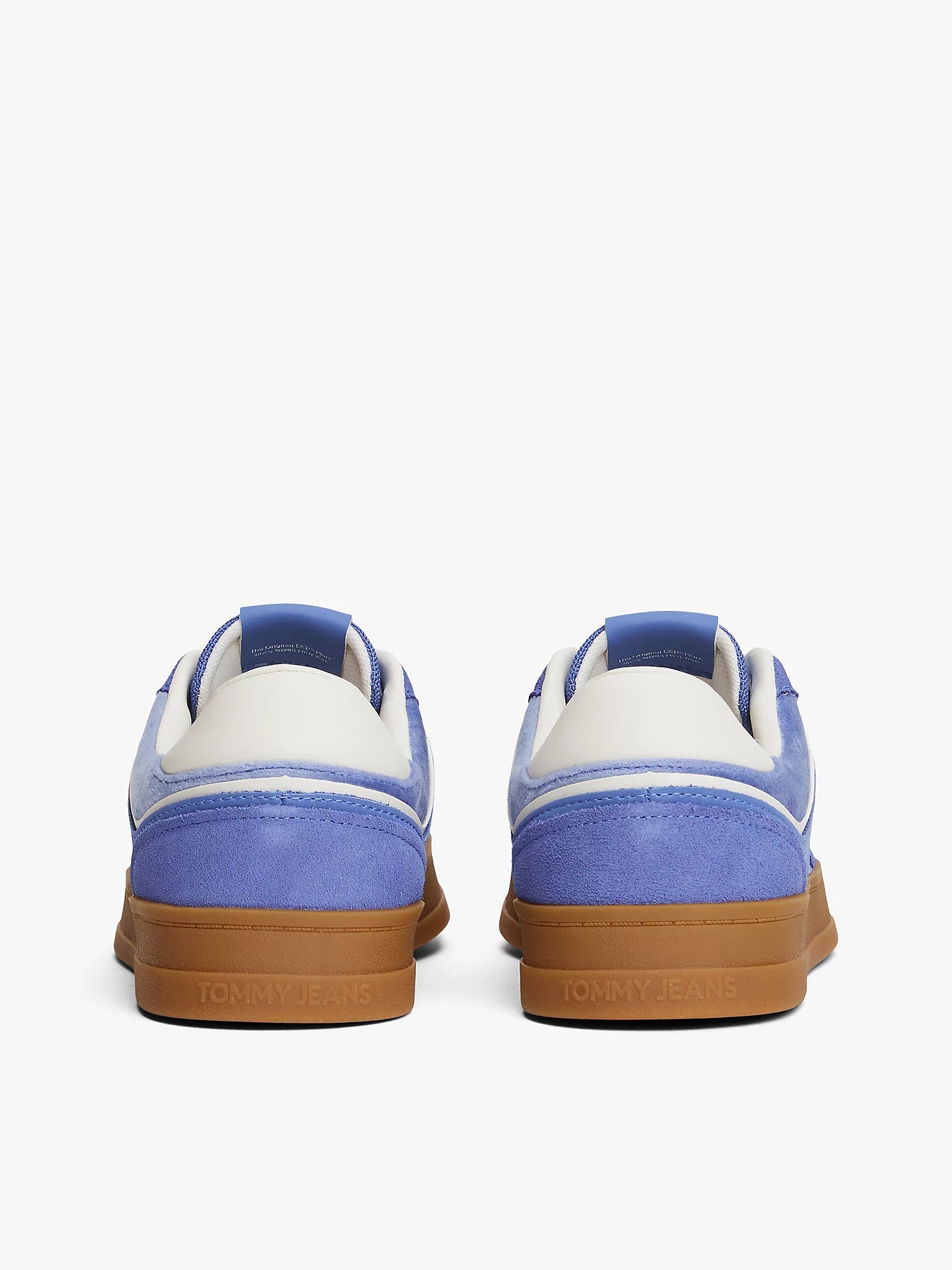 The Greenwich Suede Mixed Texture Trainers - Soft Sapphire