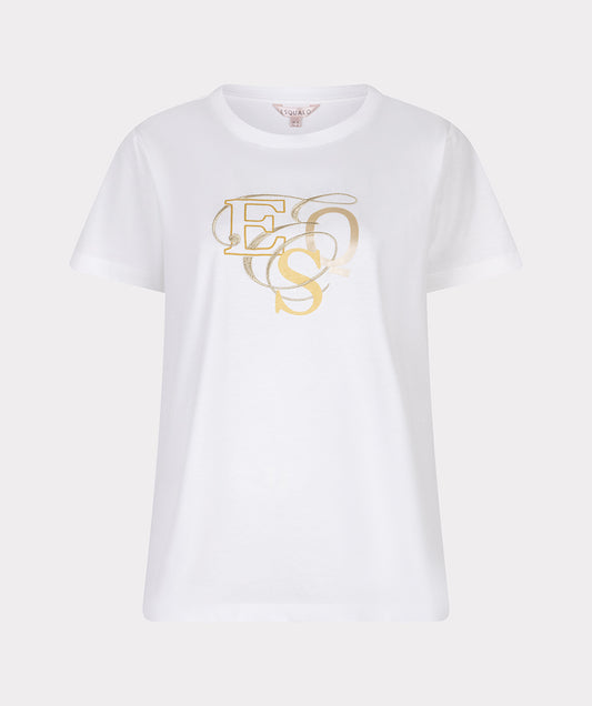 EsQualo Lettering T-Shirt - White