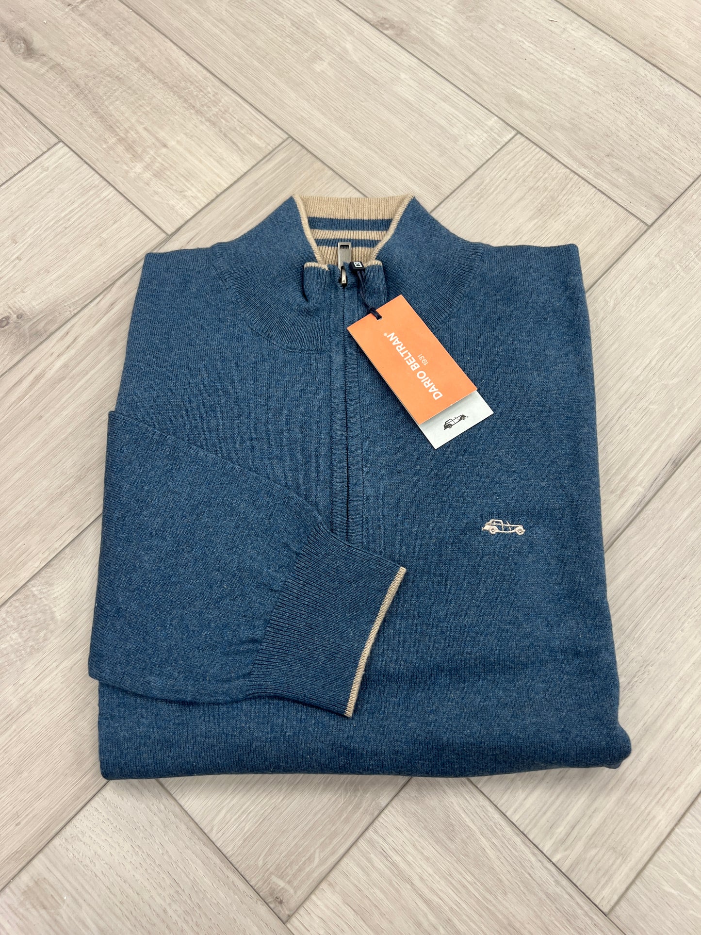 Dario Beltran 1/4 Zip - Blue