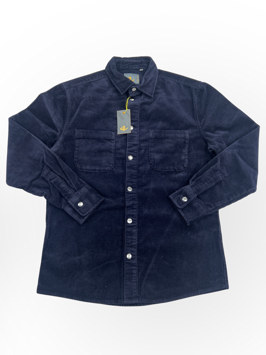 Cohen Cord Overshirt - Navy