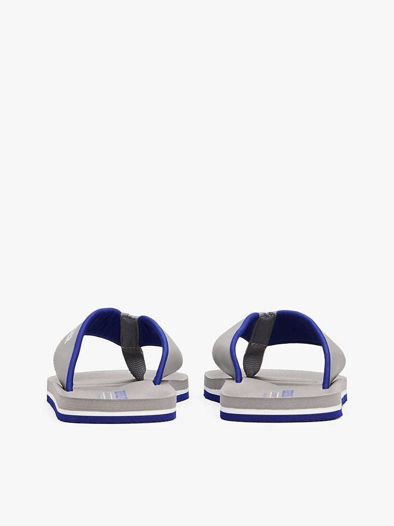 Tommy Hilfiger - Logo Padded Strap Flip-Flops - Universal Grey