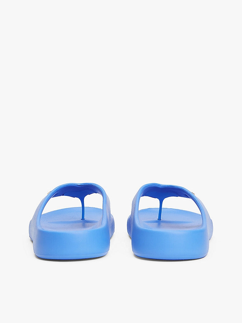 Enamel Flag Flip-Flops - Blue Spell