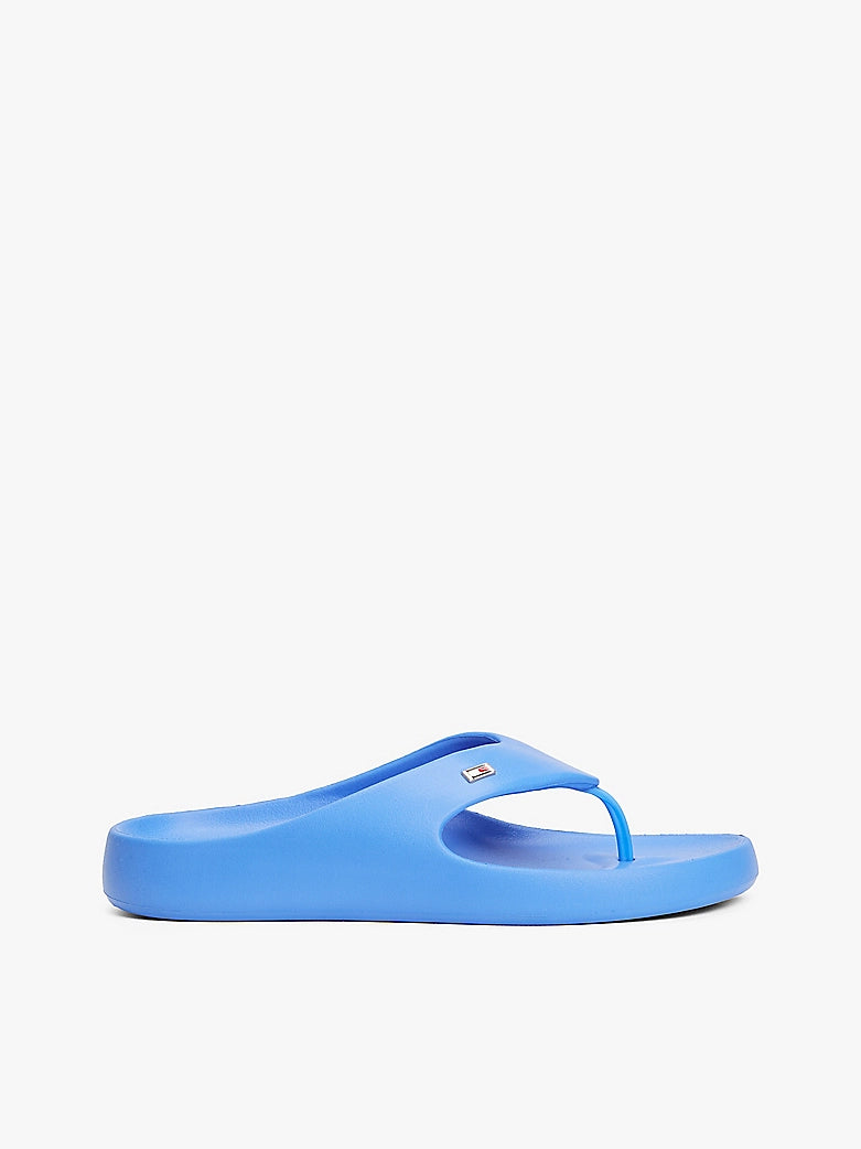Enamel Flag Flip-Flops - Blue Spell