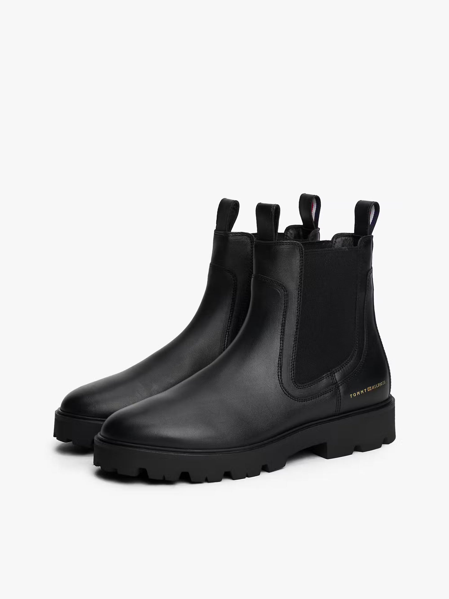 Leather Low Chelsea Boot - Black