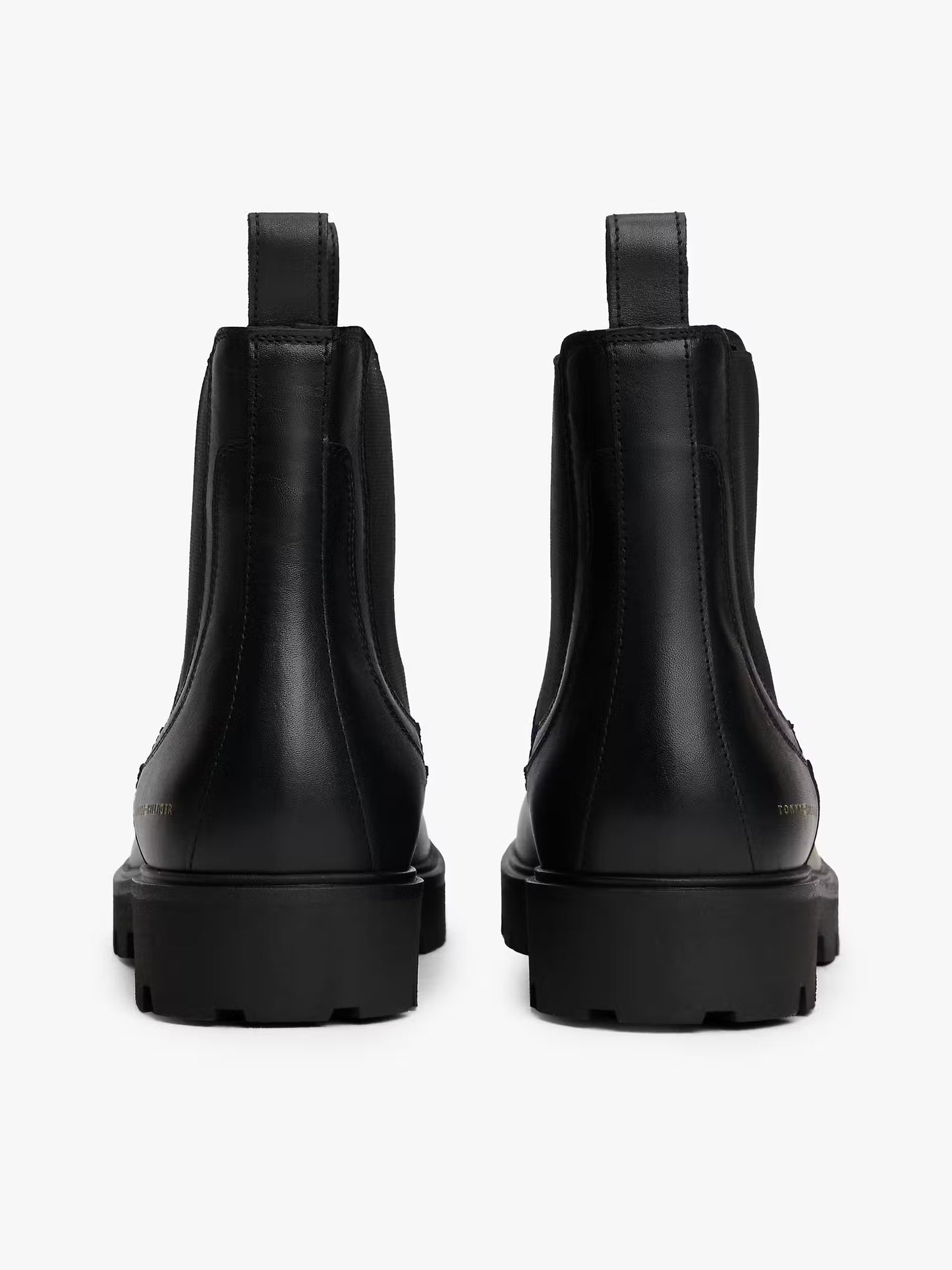 Leather Low Chelsea Boot - Black