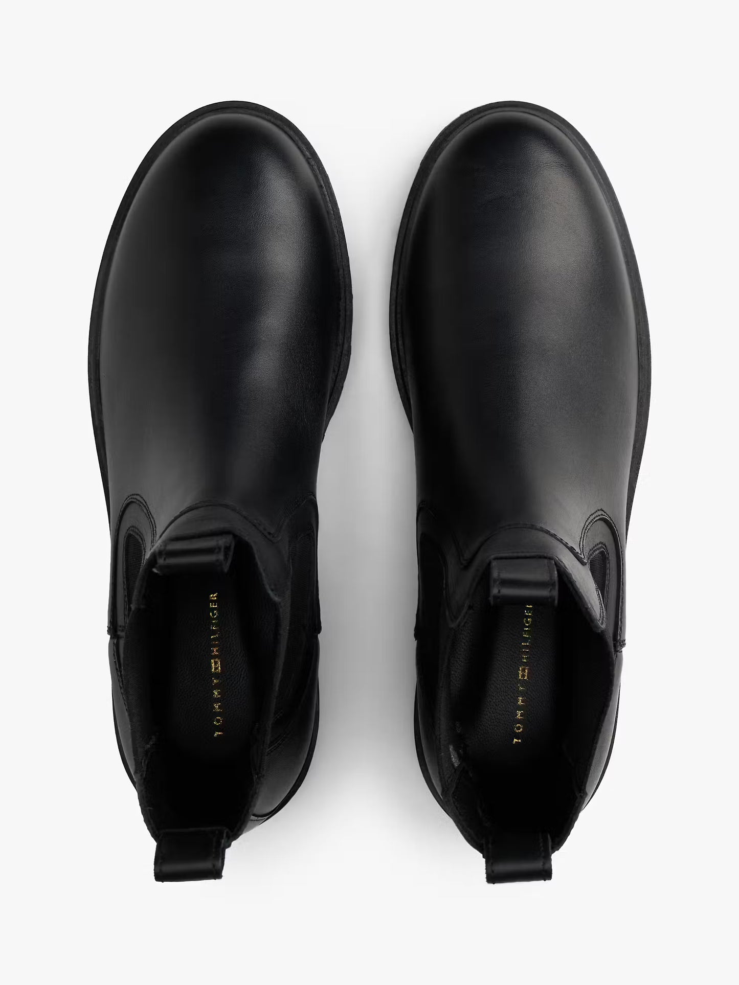 Leather Low Chelsea Boot - Black