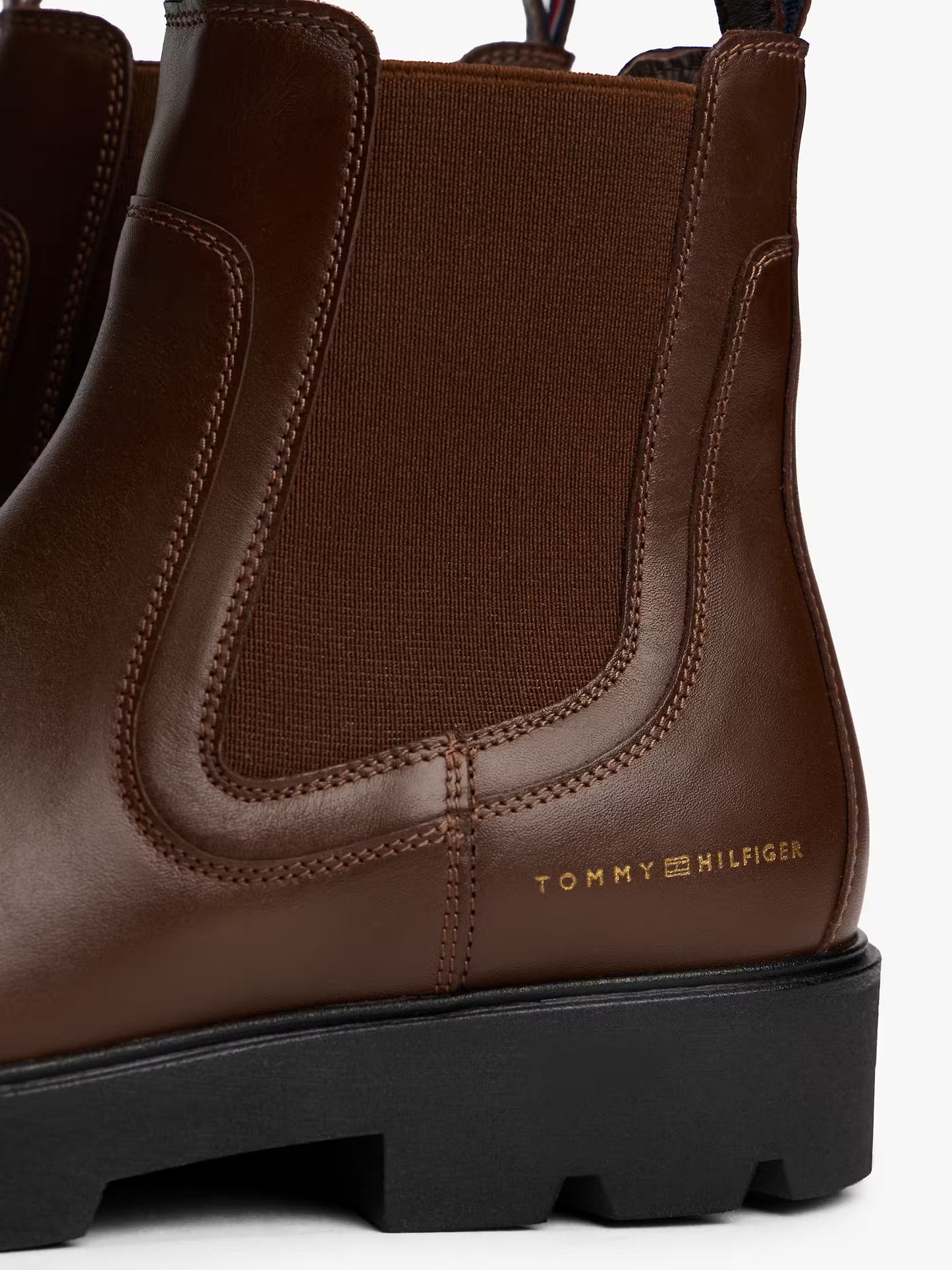Leather Low Chelsea Boot - Legacy Brown