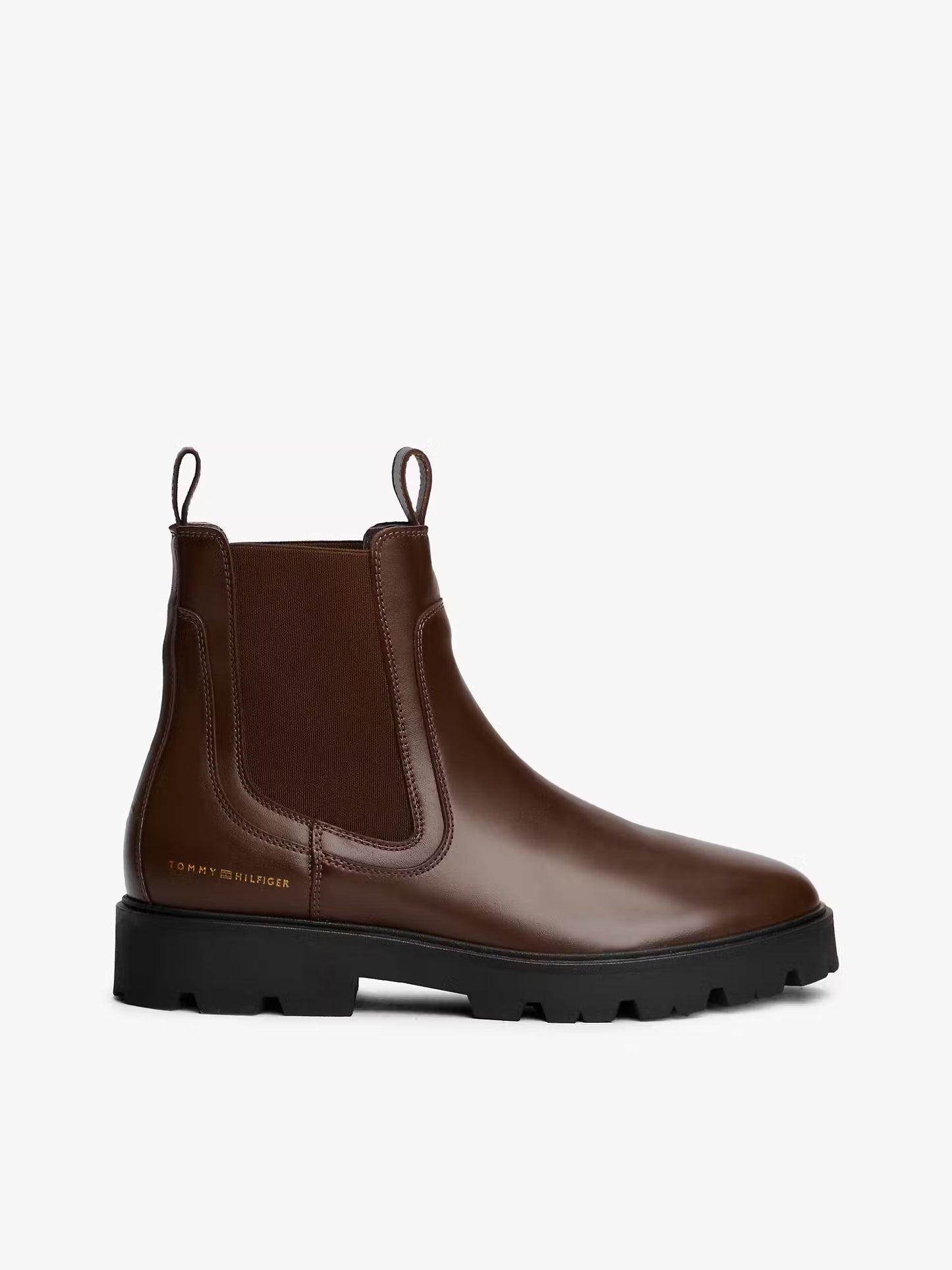 Leather Low Chelsea Boot - Legacy Brown