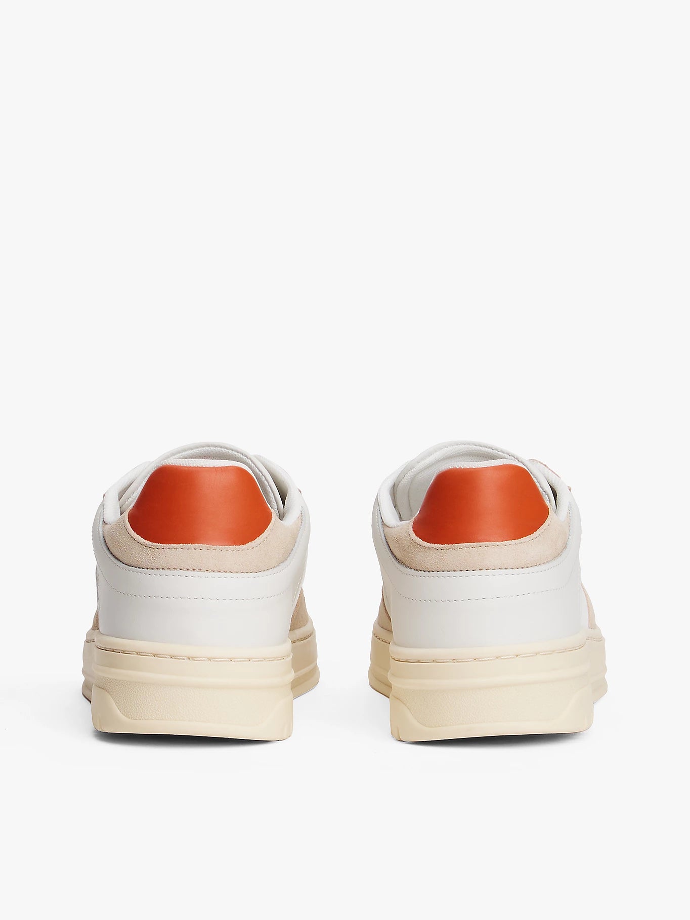 Suede Cupsole Trainers - Classic Beige