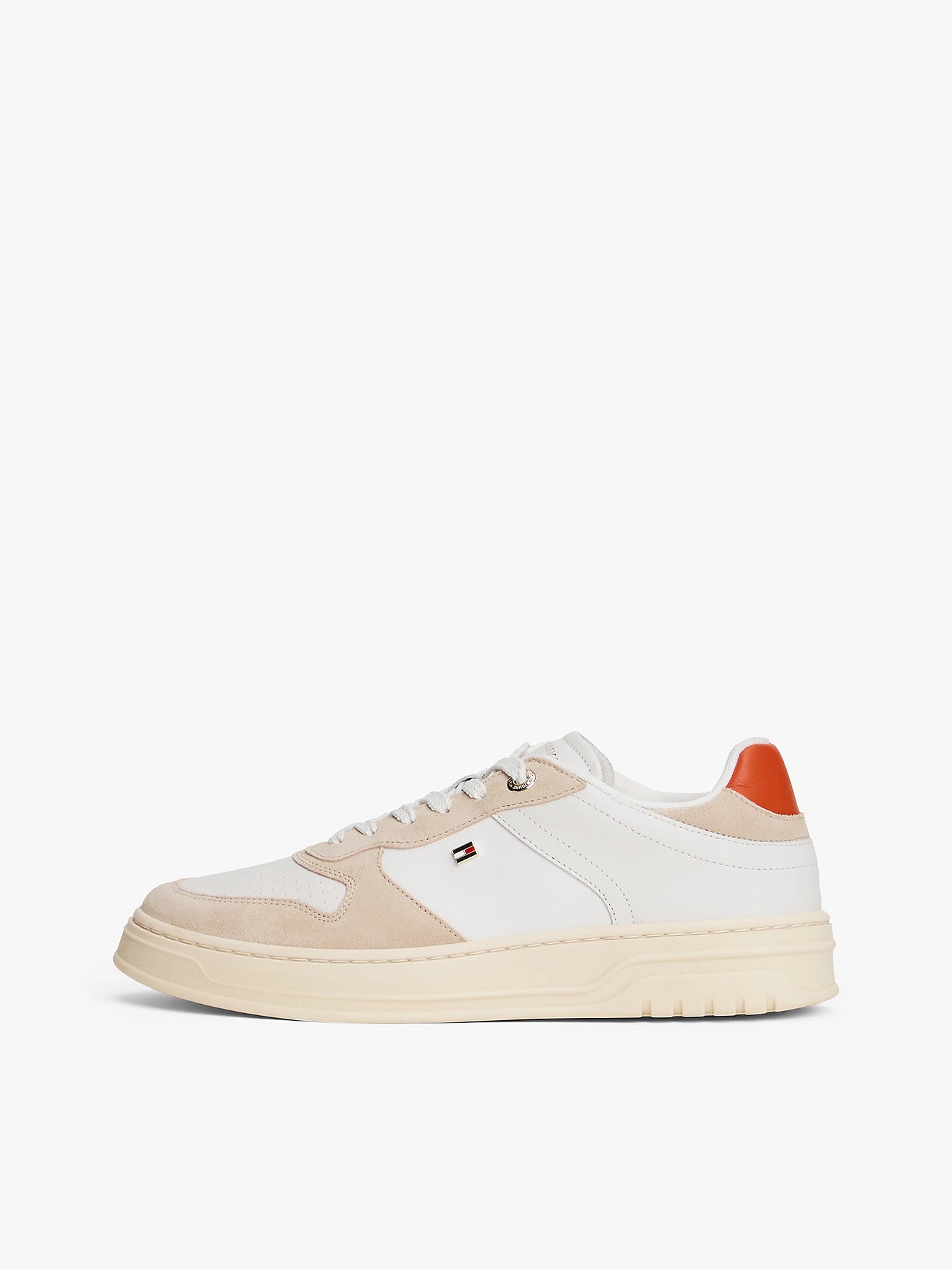 Suede Cupsole Trainers - Classic Beige