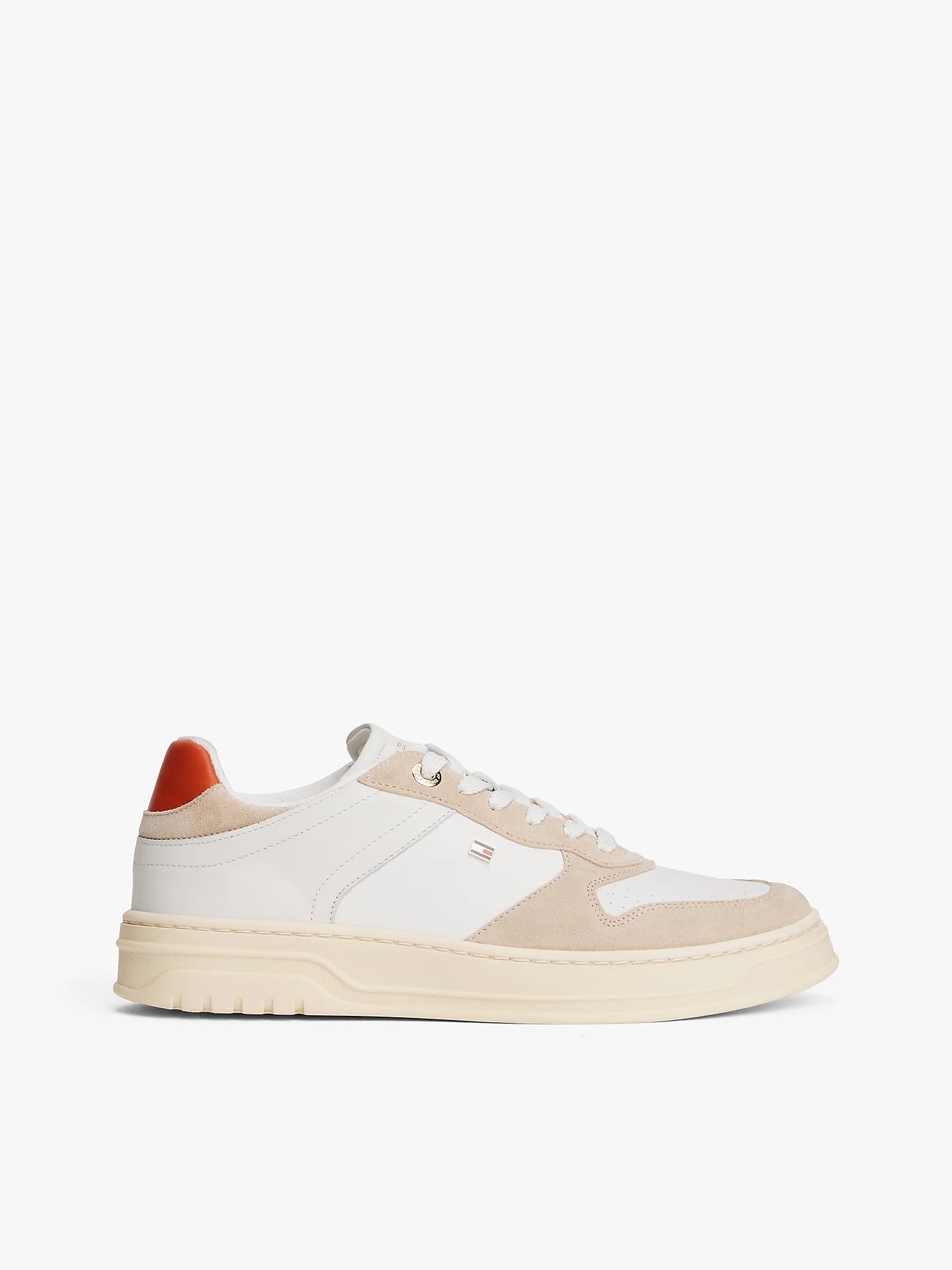 Suede Cupsole Trainers - Classic Beige