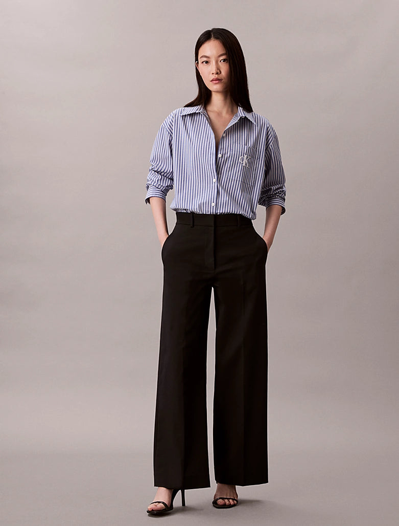 CK Cotton Poplin Striped Shirt