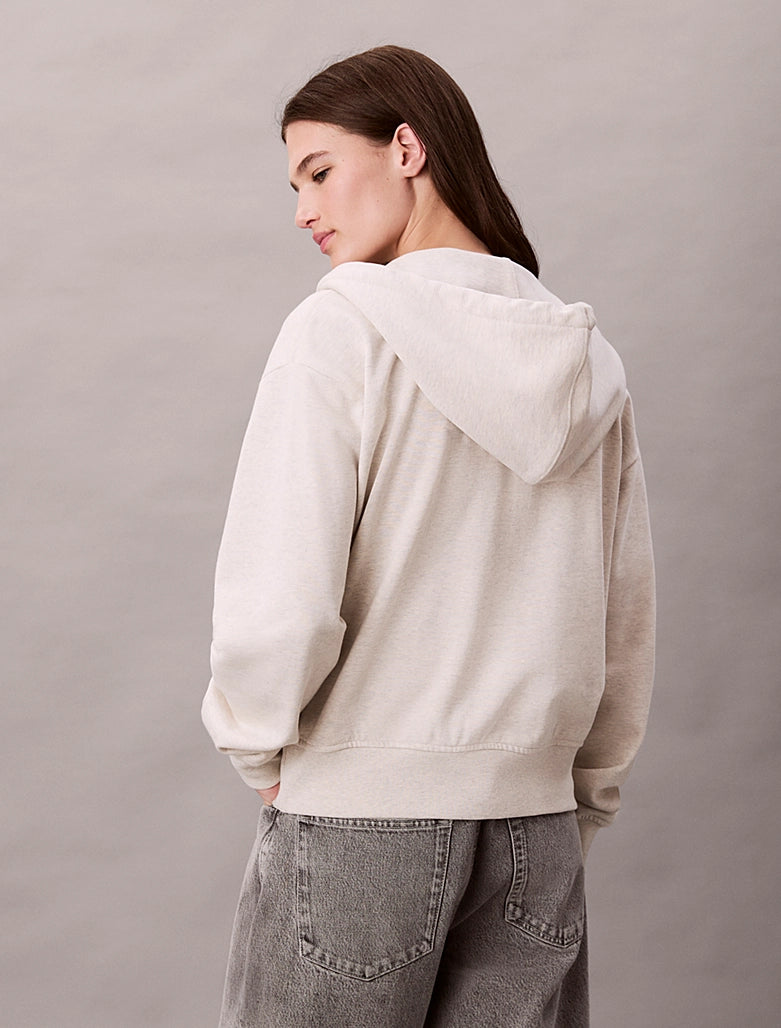 CK Monogram Zip-Up Hoodie