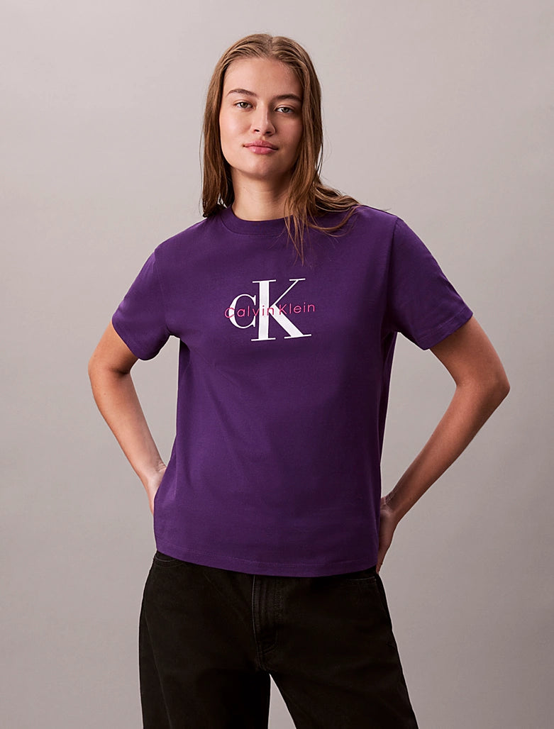 CK Monogram Logo Tee - Acai