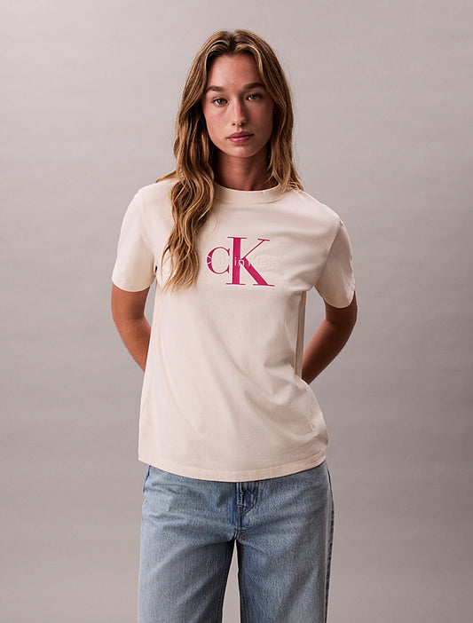 CK Monogram Logo Tee - Birch