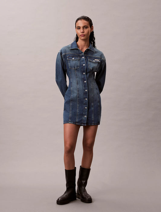 Denim Shirt Dress - Cold Springs