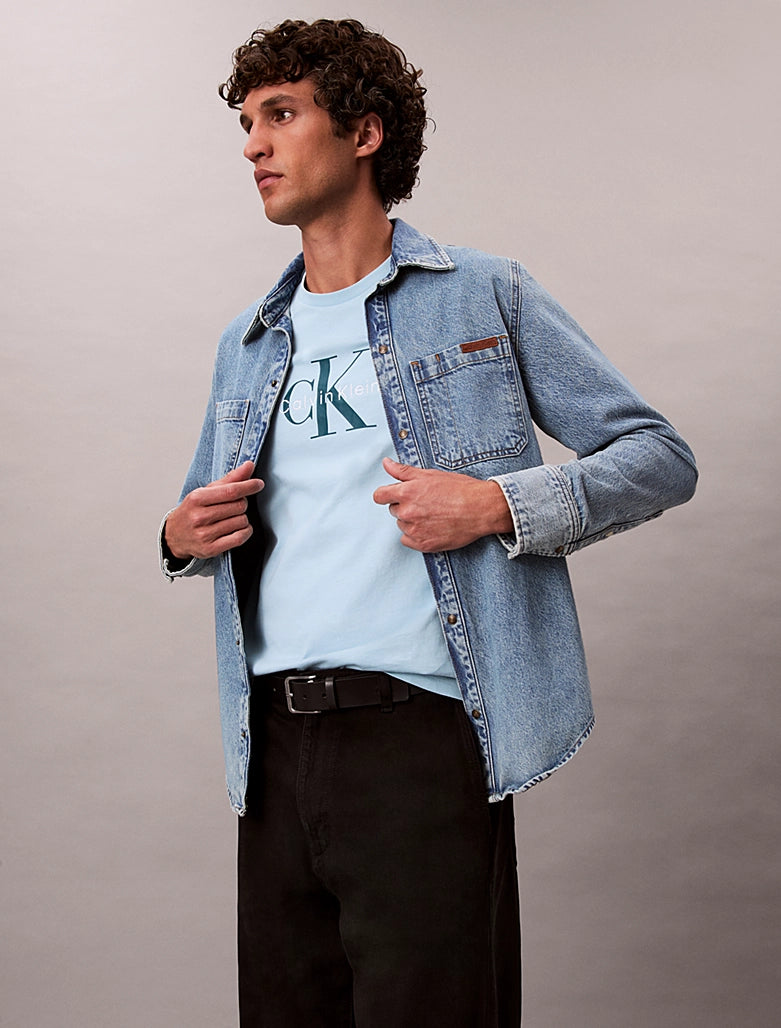 CK Monogram Logo Tee - Stratosphere
