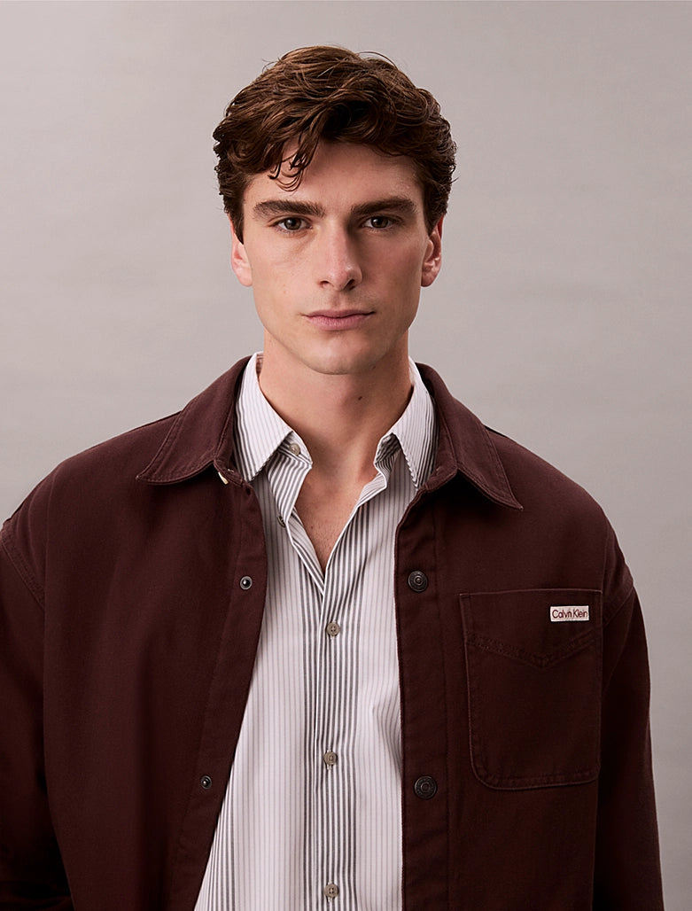CK 90s Denim Relaxed Fit Shirt Jacket