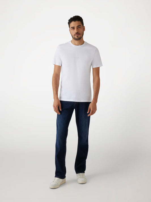 Slim Fit Micro Logo T-Shirt - White