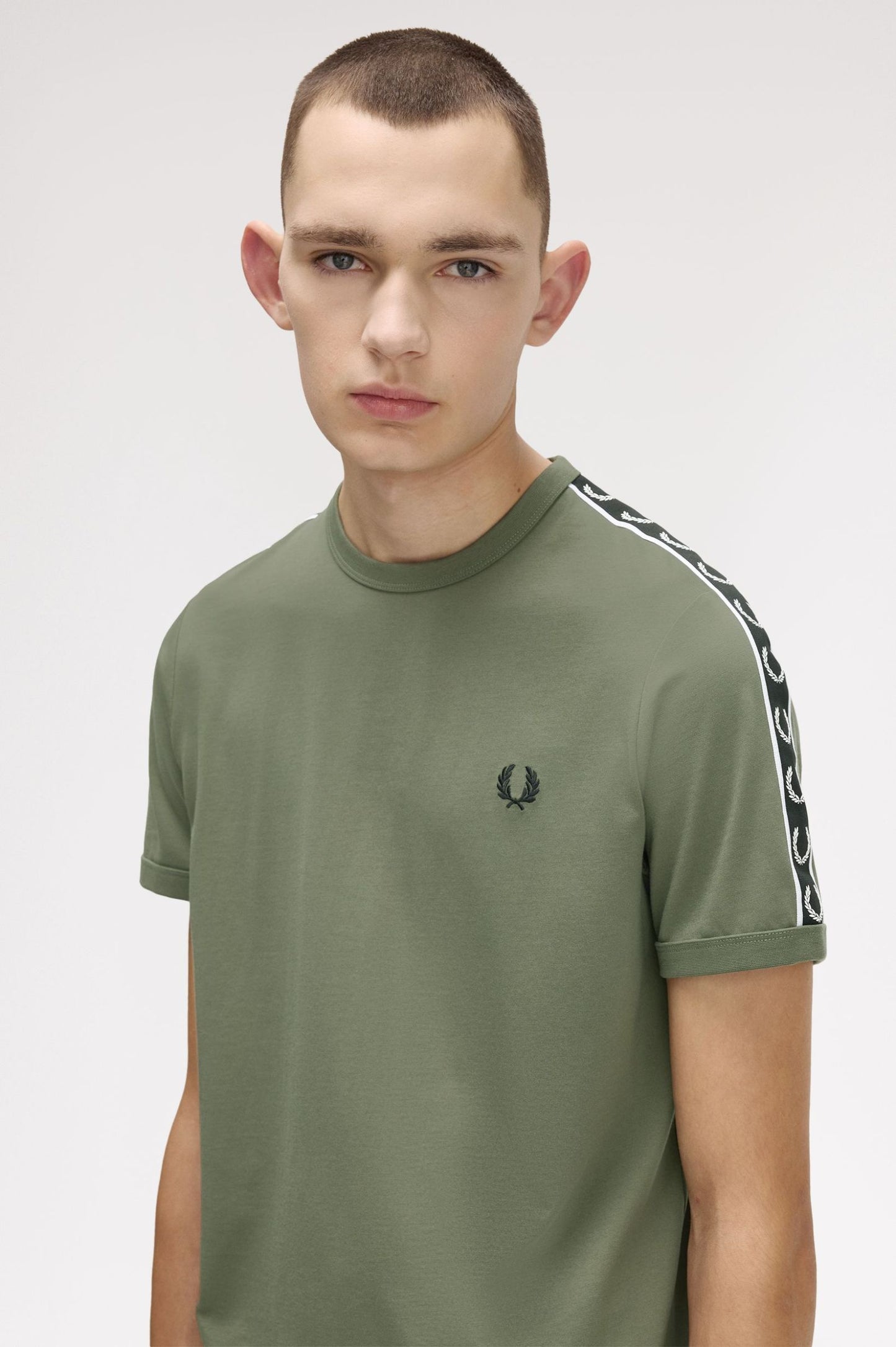 Contrast Tape Ringer T-Shirt - Z50