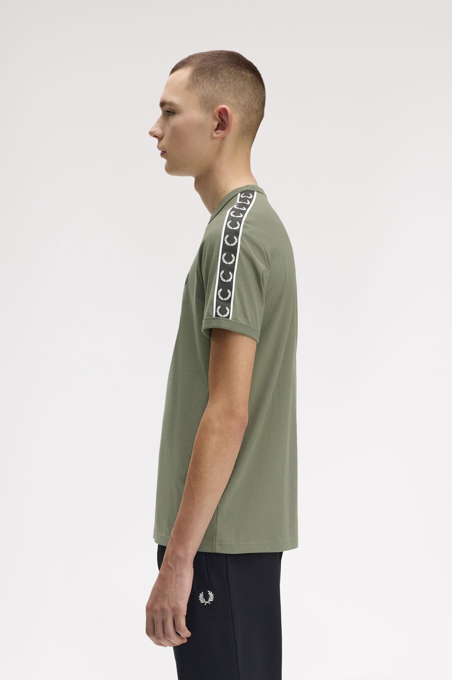 Contrast Tape Ringer T-Shirt - Z50