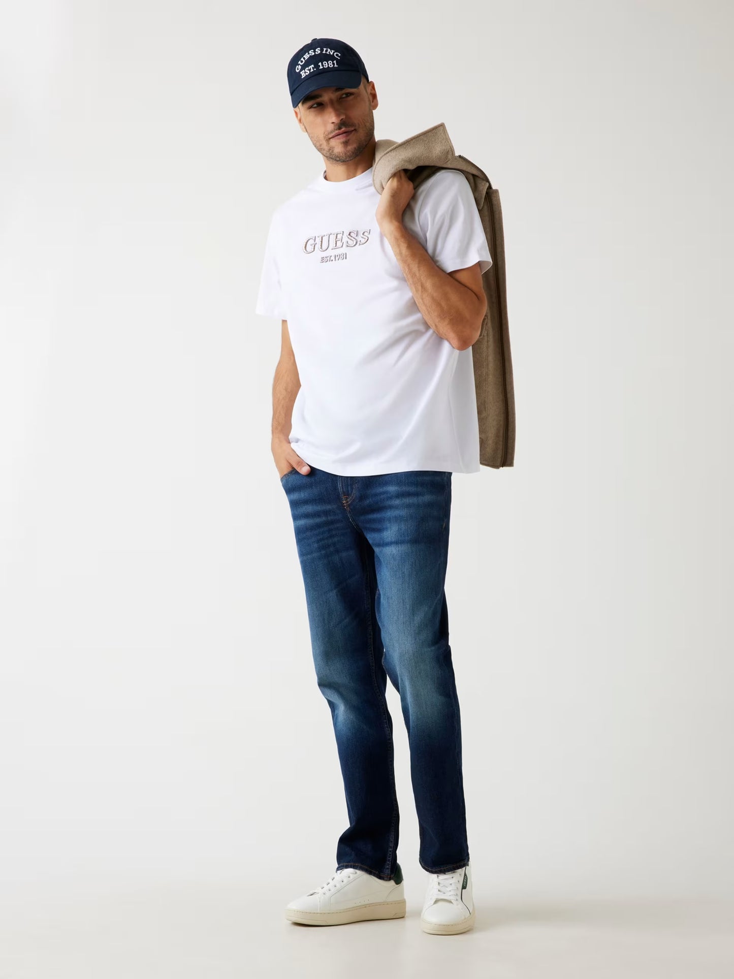 Embroidered Logo T-Shirt - White