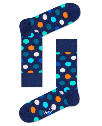 Happy Socks 'Navy' 4 Pack Gift Set