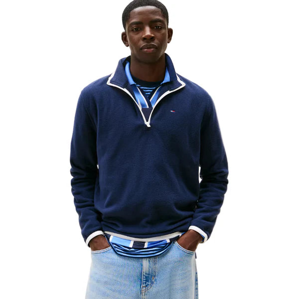 Flag Quarter-Zip Polar Fleece - Dark Navy