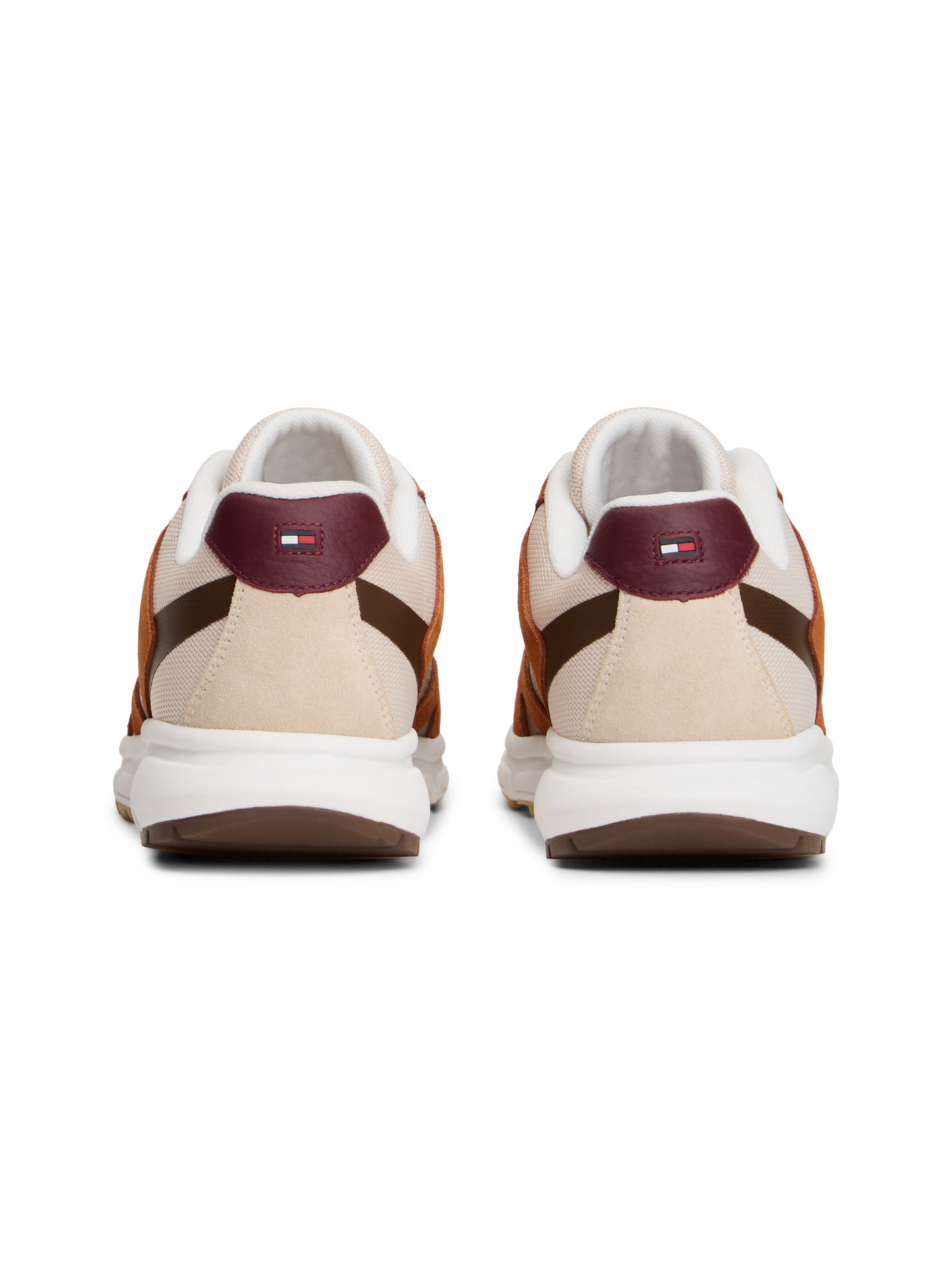 Cleat Mixed Texture Waterproof Suede Trainers - Coastal Taupe